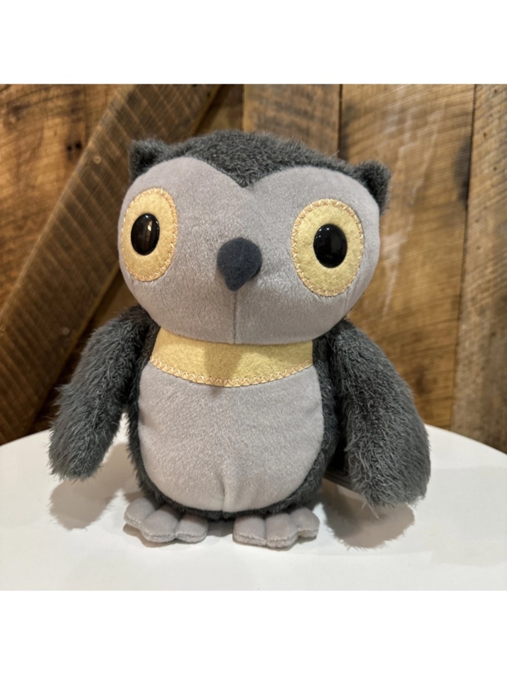 Kohls Cares for Kids Gray Owl Soft Plush Aesop's Fables Hooty Owl 10" Plush Doll